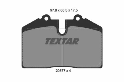 Запчасти для ТО TEXTAR для PORSCHE 911 3.3 SC Turbo