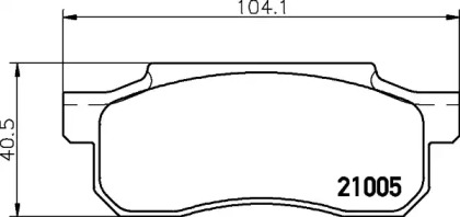 Запчасти для ТО TEXTAR для HONDA ACTY (TN) 0.6