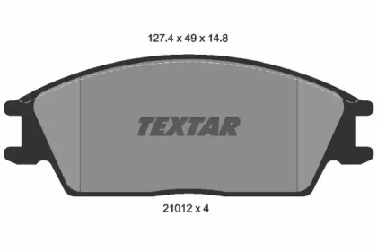 Дисковой тормозной механизм TEXTAR для HONDA ACCORD II Hatchback (AC, AD) 1.8 EX (AD)