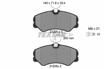 Дополнительные работы TEXTAR для PEUGEOT J5 автобус (290P) 2.5 D