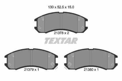 Запчасти для ТО TEXTAR для MAZDA 626 III Hatchback (GD) 2.0 16V