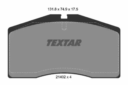 Дисковой тормозной механизм TEXTAR для PORSCHE 911 Targa (993) 3.8 Carrera