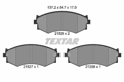 Запчасти для ТО TEXTAR для NISSAN 200 SX (S13) 1.8 Turbo