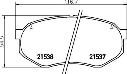 Дисковой тормозной механизм TEXTAR для MAZDA 929 III (HC) 2.2 i