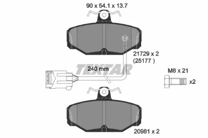 Дополнительные работы TEXTAR для FORD SCORPIO II Turnier (GNR, GGR) 2.0 i
