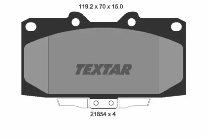 Запчасти для ТО TEXTAR для NISSAN 200 SX (S14) 2.0 i 16V