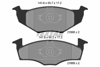 Запчасти для ТО TEXTAR для VW POLO (6N1) 64 1.9 D