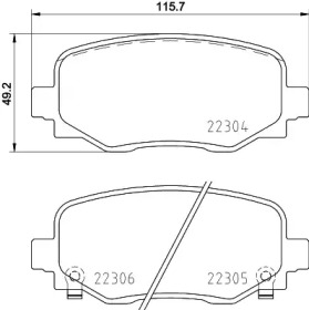 Дисковой тормозной механизм TEXTAR для JEEP RENEGADE вездеход закрытый (BU) 1.4 4x4