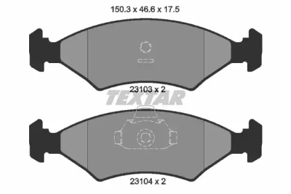 Запчасти для ТО TEXTAR для FORD FIESTA III (GFJ) 1.6
