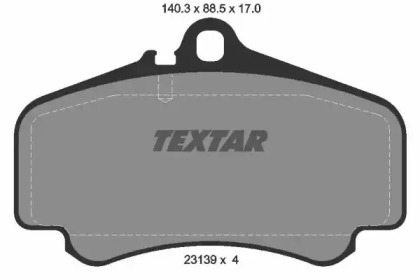 Запчасти для ТО TEXTAR для PORSCHE 911 Кабриолет (997) 3.8 Carrera 4S