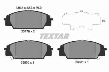 Дополнительные работы TEXTAR для HONDA CIVIC VII Hatchback (EU, EP, EV) 2.0 Type-R