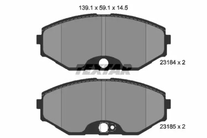 Запчасти для ТО TEXTAR для NISSAN CEFIRO III седан (A33) 3.0