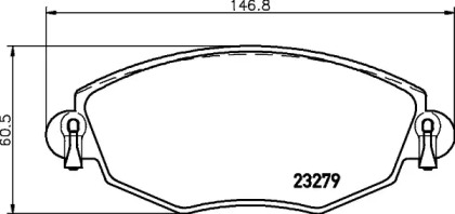 Дисковой тормозной механизм TEXTAR для JAGUAR X-TYPE Estate (X400) 2.0 D