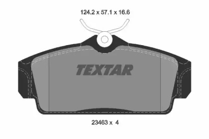 Дисковой тормозной механизм TEXTAR для NISSAN PRIMERA Traveller (WP11) 2.0 TD