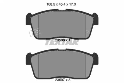Запчасти для ТО TEXTAR для NISSAN PIXO (UA0) 1.0