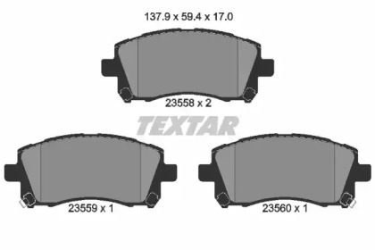Дополнительные работы TEXTAR для SUBARU IMPREZA седан (GD) 2.0 i AWD