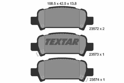 Дополнительные работы TEXTAR для SUBARU IMPREZA седан (GD) 2.0 i AWD