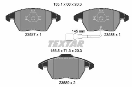 Дополнительные работы TEXTAR для VW POLO (6R, 6C) 1.4 TSI