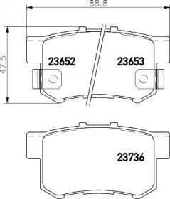Дополнительные работы TEXTAR для HONDA CIVIC VII Hatchback (EU, EP, EV) 2.0 Type-R