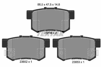 Дополнительные работы TEXTAR для HONDA CIVIC VII Hatchback (EU, EP, EV) 2.0 Type-R