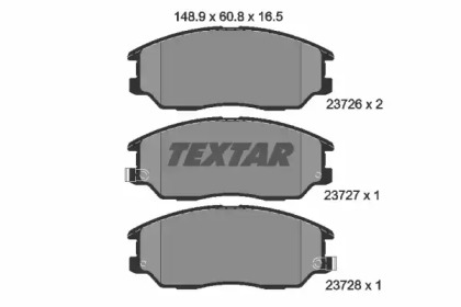 Запчасти для ТО TEXTAR для KIA OPIRUS (GH) 3.8 V6