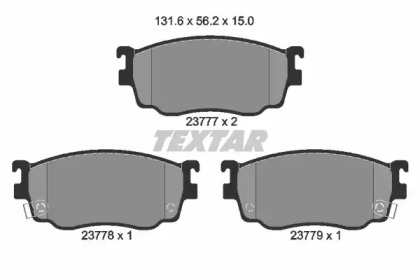 Запчасти для ТО TEXTAR для MAZDA 626 V Station Wagon (GW) 1.8