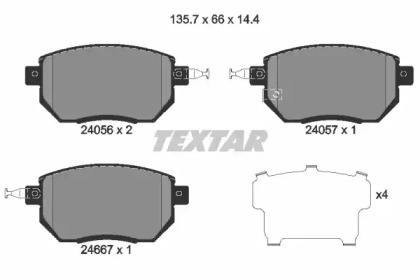 Дополнительные работы TEXTAR для NISSAN MURANO I (Z50) 3.5 4x4