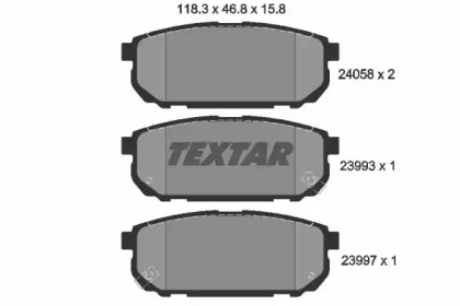 Дополнительные работы TEXTAR для KIA SORENTO I (JC) 2.5 CRDi
