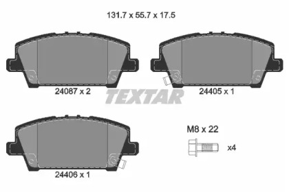 Дополнительные работы TEXTAR для HONDA CIVIC VIII Hatchback (FN, FK) 2.2 CTDi (FK3)