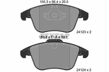 Запчасти для ТО TEXTAR для FORD MONDEO IV Turnier (BA7) 2.0 TDCi