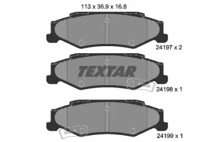 Дополнительные работы TEXTAR для CHEVROLET CORVETTE (C6) 6.0