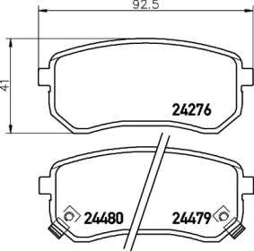 Запчасти для ТО TEXTAR для KIA PICANTO (BA) 1.1 CRDi