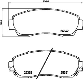 Дополнительные работы TEXTAR для HONDA CROSSTOUR 2.4