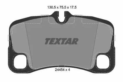 Запчасти для ТО TEXTAR для PORSCHE 911 Кабриолет (997) 3.6 Carrera