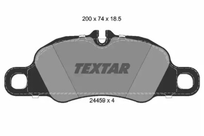 Запчасти для ТО TEXTAR для PORSCHE 911 Кабриолет (997) 3.6 Carrera