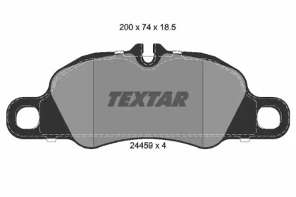 Запчасти для ТО TEXTAR для PORSCHE 911 Кабриолет (997) 3.6 Carrera