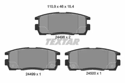 Дисковой тормозной механизм TEXTAR для CHEVROLET EQUINOX 3.4