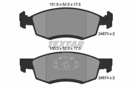 Дополнительные работы TEXTAR для DACIA LOGAN EXPRESS (FS_) 1.6