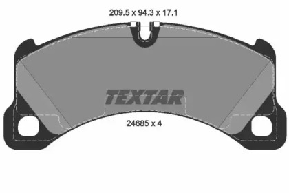 Дополнительные работы TEXTAR для PORSCHE CAYENNE (92A) 3.0 Diesel