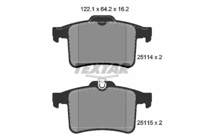 Запчасти для ТО TEXTAR для JAGUAR XK Кабриолет (X150) 5.0 XKR-S