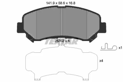 Дополнительные работы TEXTAR для NISSAN JUKE (F15) 1.6 DIG-T NISMO RS 4x4