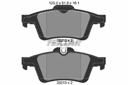 Запчасти для ТО TEXTAR для VOLVO C30 1.6 D2