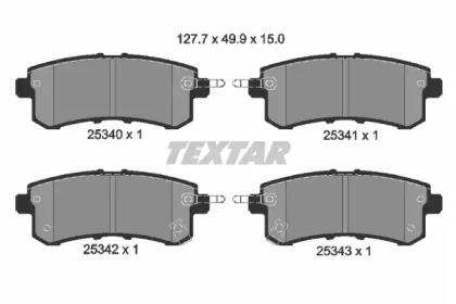 Дисковой тормозной механизм TEXTAR для NISSAN PATROL VI (Y62) 5.6