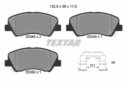 Запчасти для ТО TEXTAR для KIA RIO III седан (UB) 1.2 CVVT