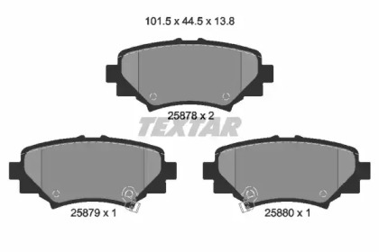 Запчасти для ТО TEXTAR для MAZDA 3 седан (BM) 2.2 D