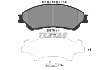 Запчасти для ТО TEXTAR для SUZUKI VITARA (LY) 1.4 T AllGrip (APK 414)