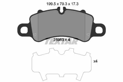 Дополнительные работы TEXTAR для PORSCHE 911 тарга (991) 3.0 Carrera 4 GTS
