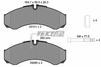 Дополнительные работы TEXTAR для NISSAN CABSTAR (F24M, F24W) 35.14 DCI, 45.14 DCI 2.5 (F24M)