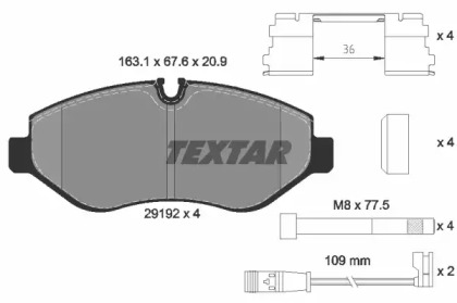 Дополнительные работы TEXTAR для VW CRAFTER 30-50 c бортовой платформой/ходовая часть (2F_) 2.0 TDI