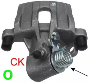 Суппорт диского колесного тормозного механизма TEXTAR для MAZDA 3 (BK) 2.3 MPS Turbo